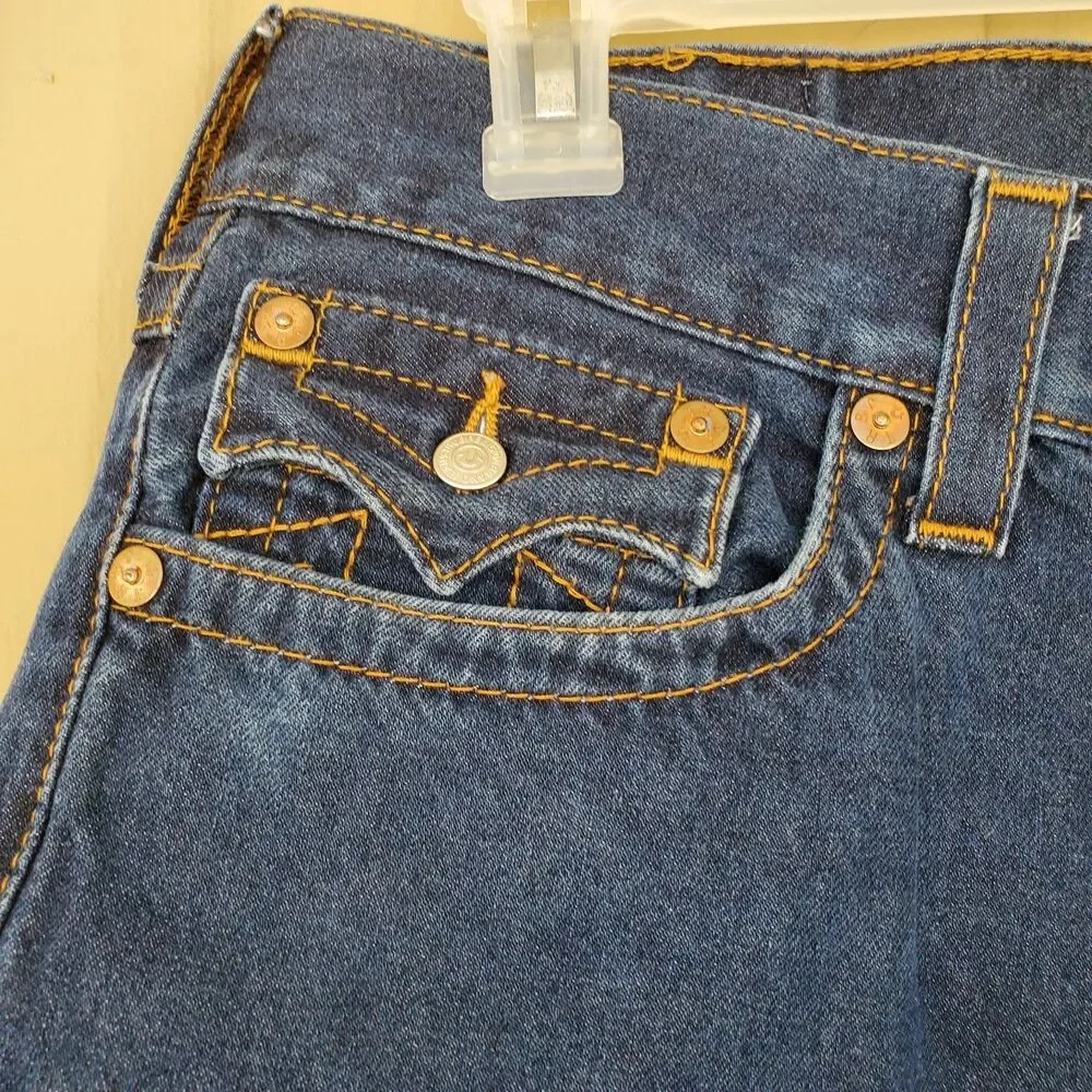True Reigion Joey Cut Off Shorts Mens Size 34